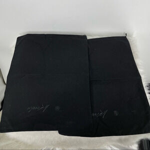 Lot of 2 Marsell dust bag‎ black travel 19” x 15” Marsèll